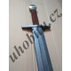 Jednoruční meč Gotika s železnou hlavicí, měkčený